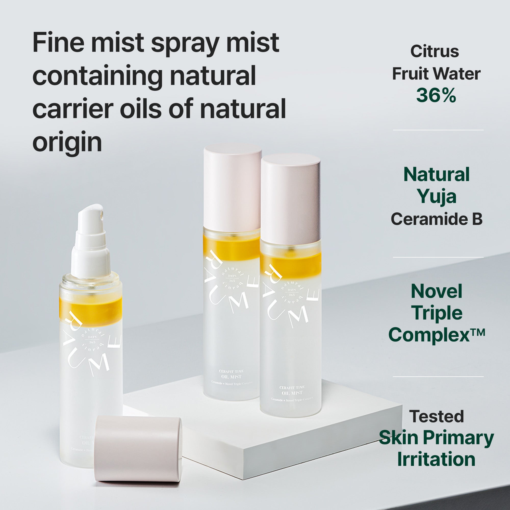 Cerafit Time Dual-Layer Glow Facial Oil Mist