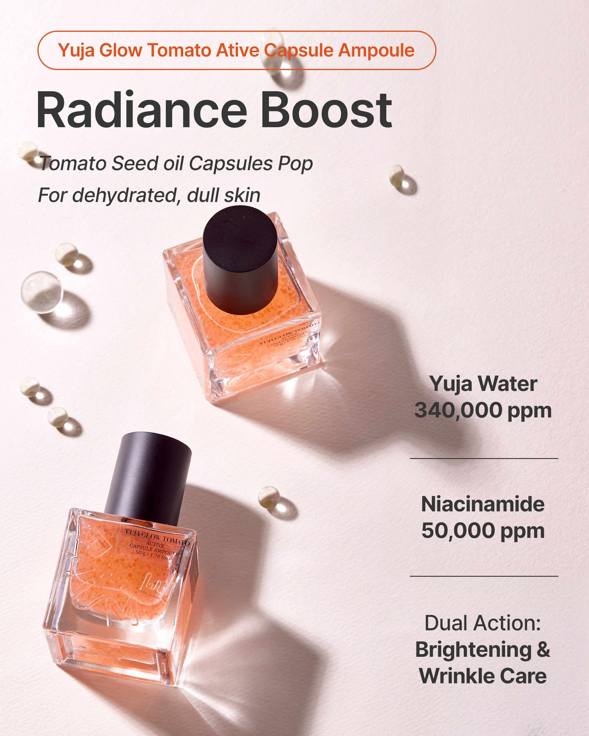 Raume365 Yuja Glow Tomato Active Capsule Ampoule