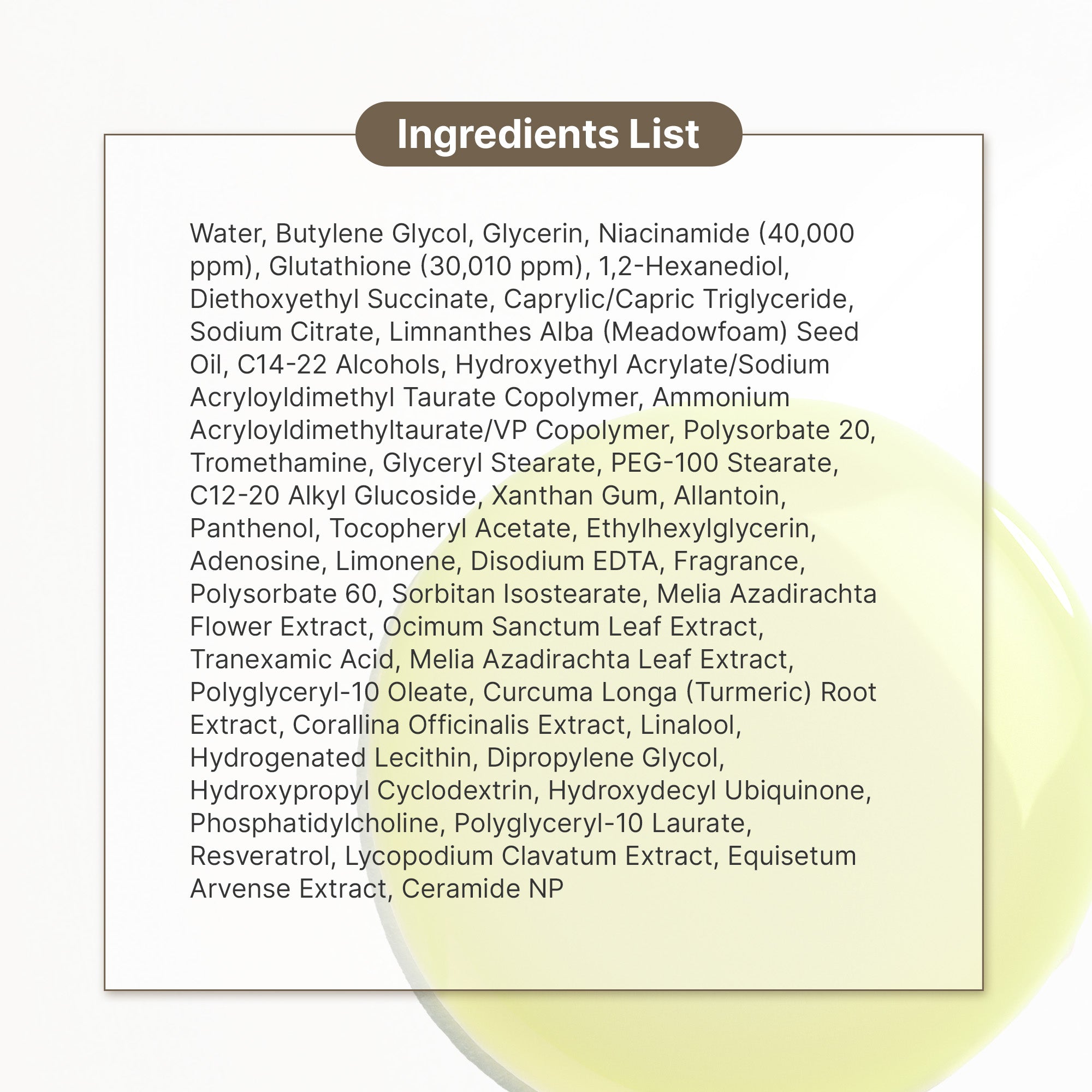 Raume365 Glutathione 30,000 ppm Niacinamide 40,000 ppm Bright Toning Ampoule