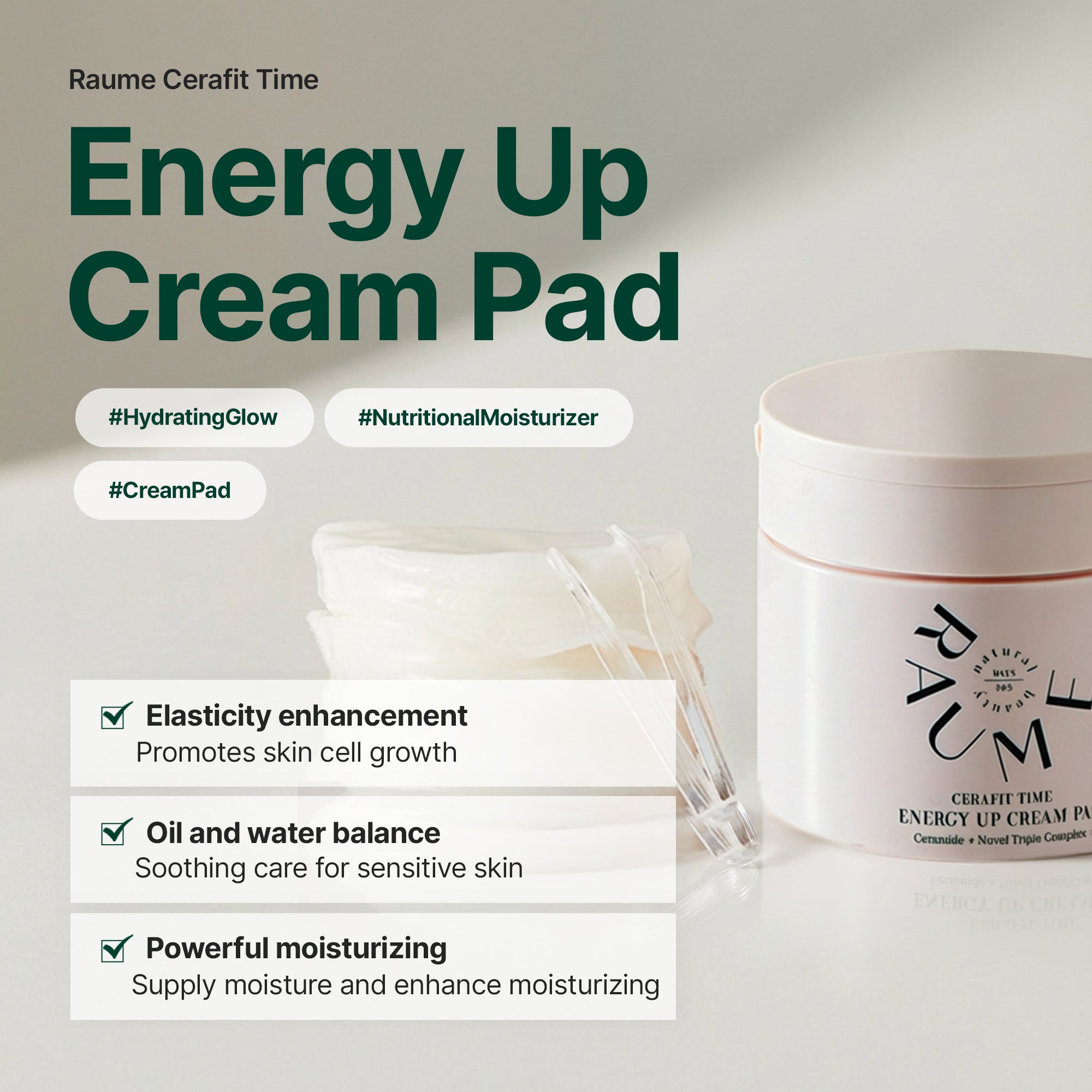 Cerafit Time Energy Up Cream Pad