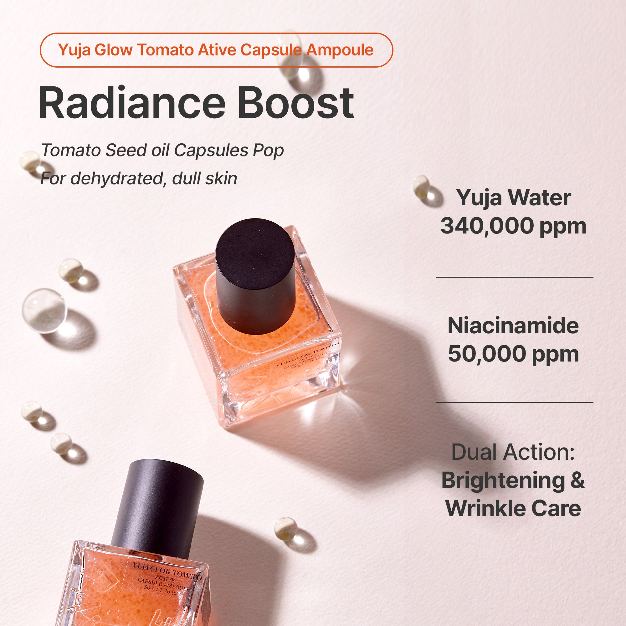 Raume365 Yuja Glow Tomato Active Capsule Ampoule