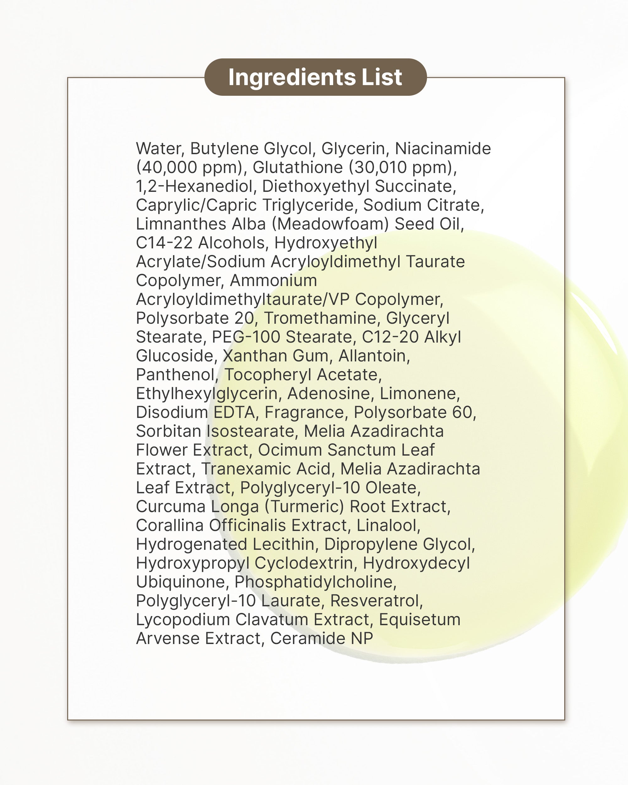 Raume365 Glutathione 30,000 ppm Niacinamide 40,000 ppm Bright Toning Ampoule
