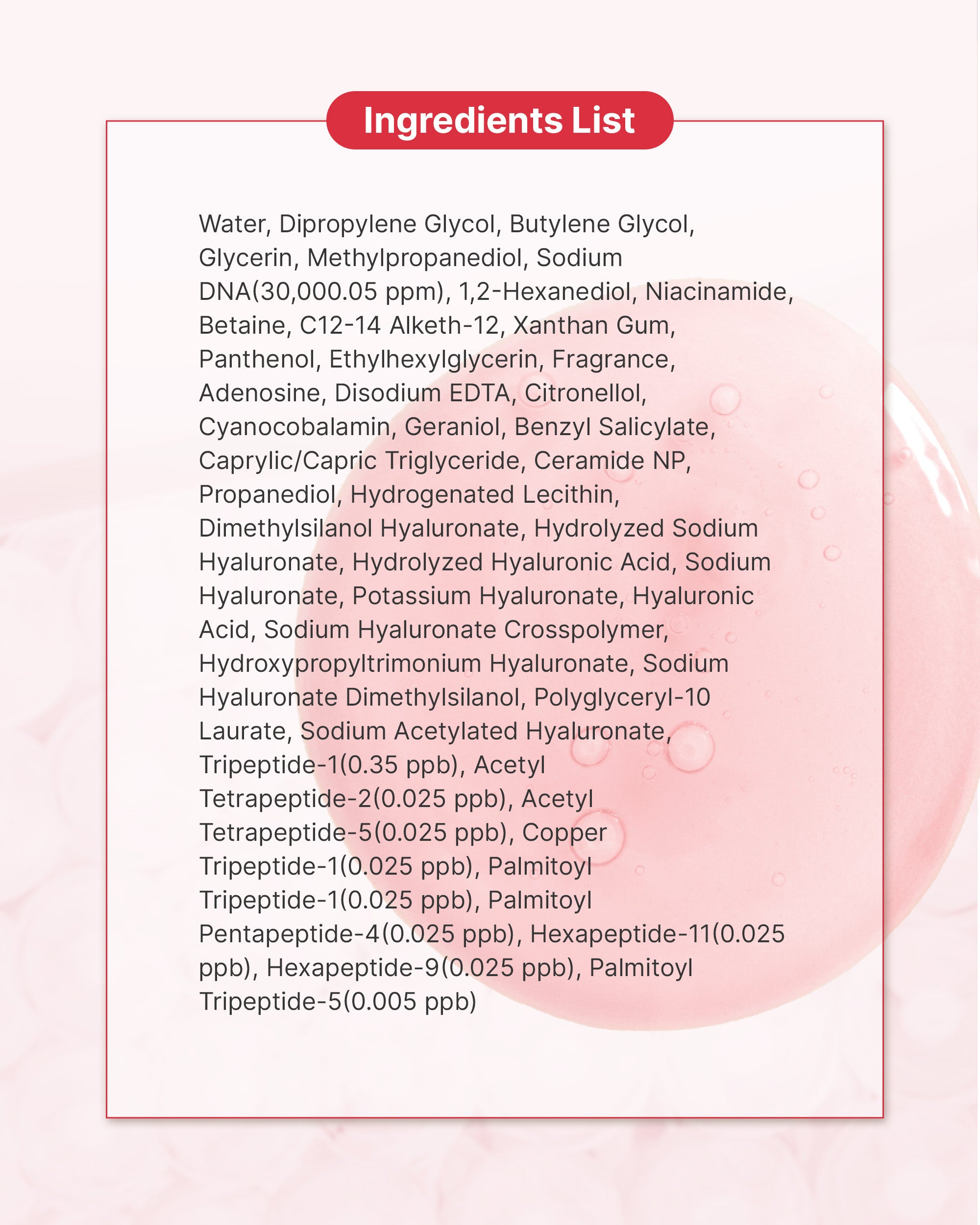 Raume365 PDRN 30,000 ppm 9-Peptide Lifting Radiance Booster Ampoule