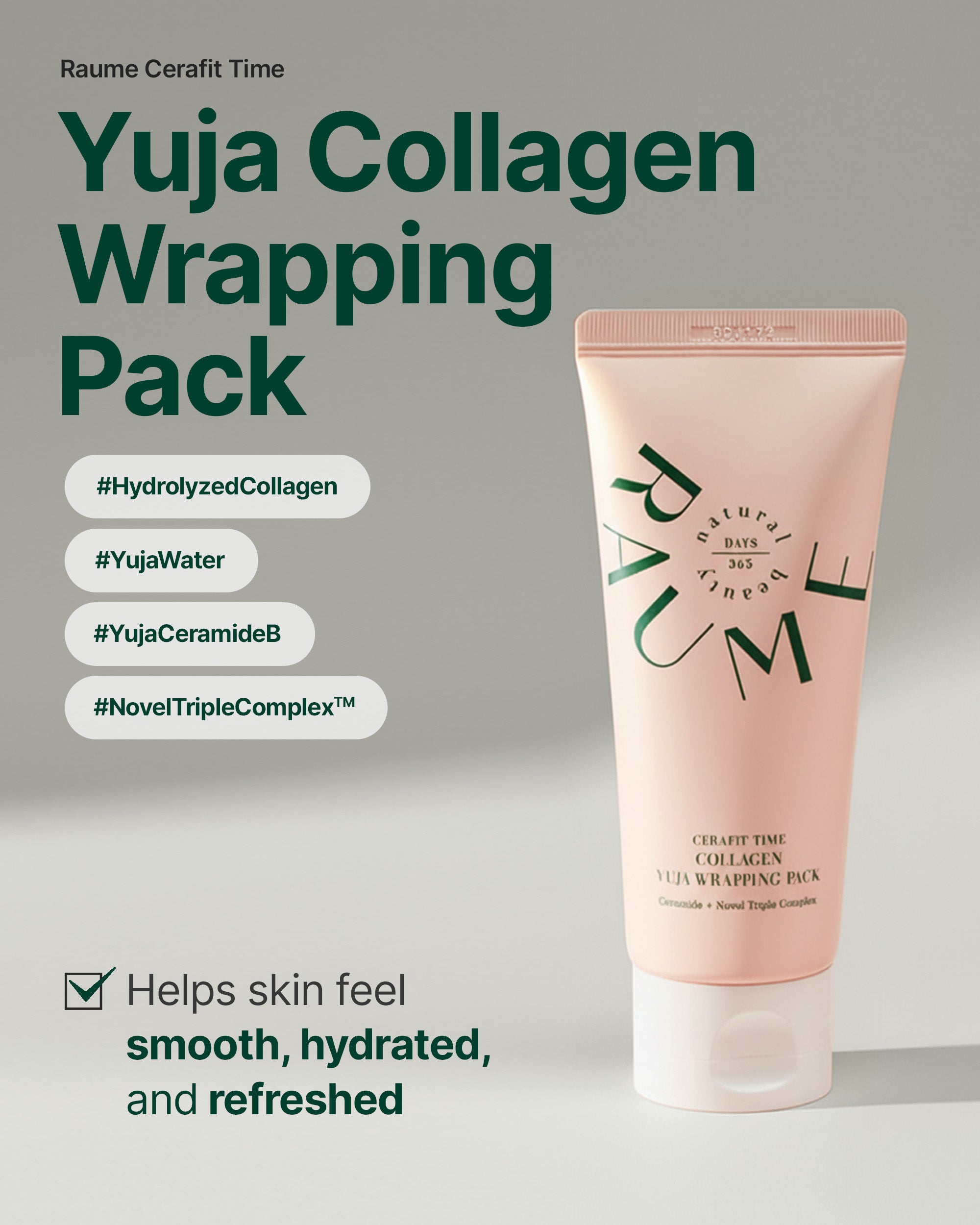 Cerafit Time Collagen Yuja Wrapping Pack